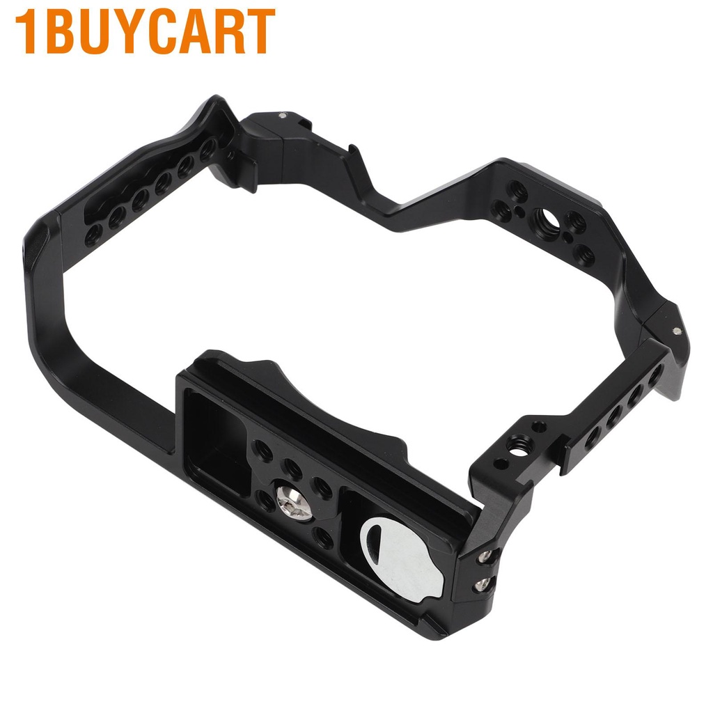 1buycart Camera Protective Frame Metal Cage Accessories with Cold Shoe Mount for R7
