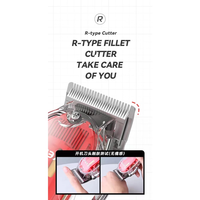 Máy cạo râu Cắt Tóc Chuyên Nghiệp Kemei KM-1761