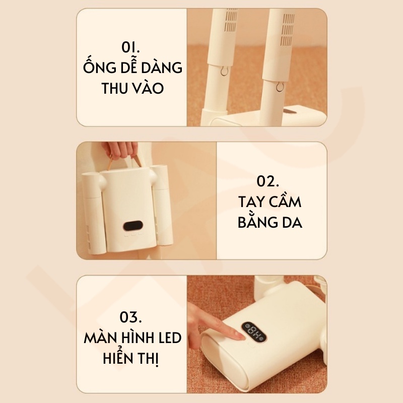 Máy Sấy Giày Sothing GB47061- khử trùng và sấy khô giày dép ngay lập tức, tự động ngắt, không làm hư hỏng giày, bh 12th