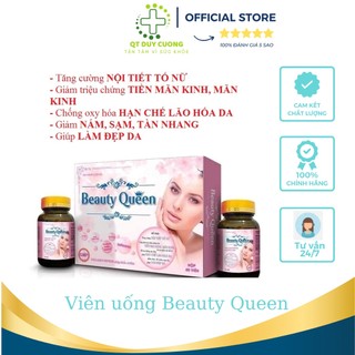 Viên uống sâm tố nữ Beauty Queen collagen giúp làm đẹp da, tăng cường nội tiết tố nữ, chống lã hóa lưu giữ sắc xuân