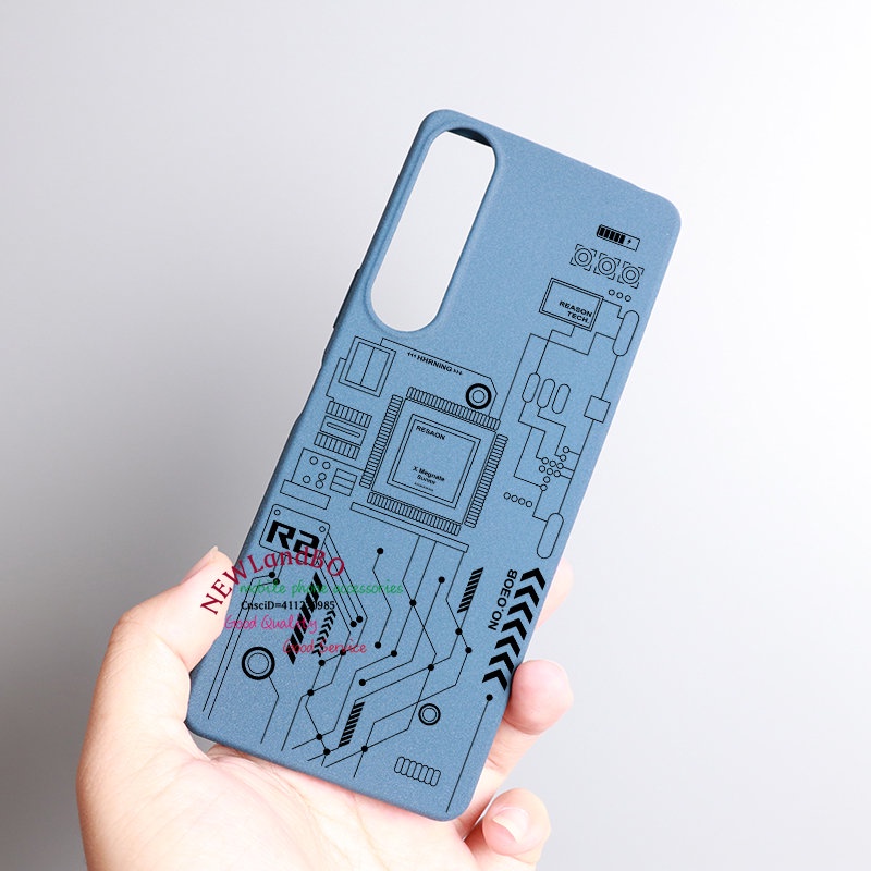 Ốp Điện Thoại Họa Tiết Bảng Mạch Đá Cát Cho Sony Xperia 1 5 10 ii iii IV XZ4