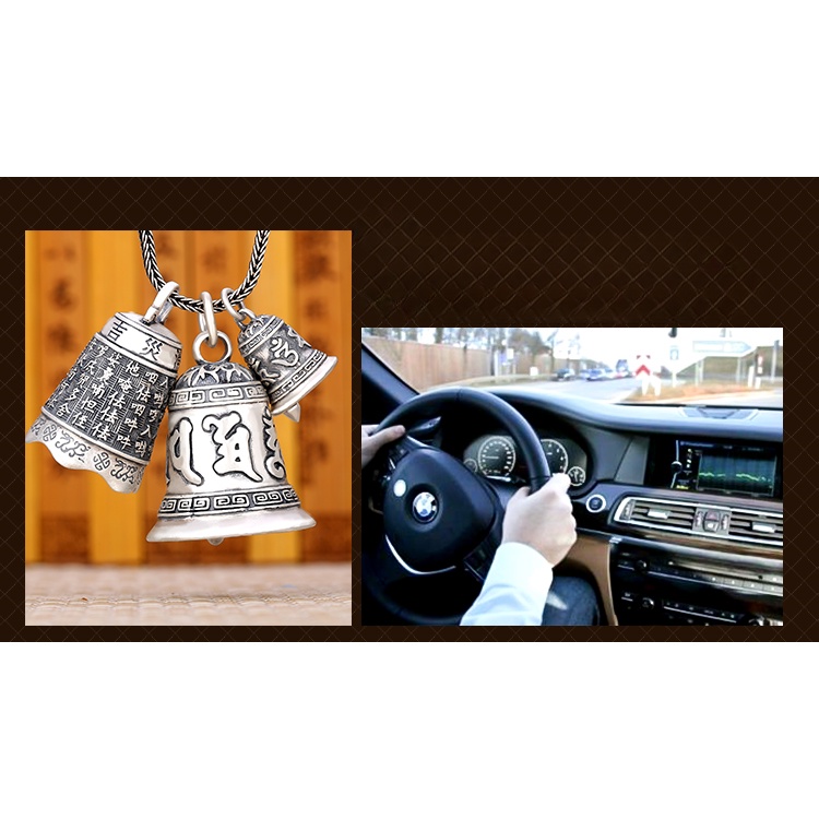 Dây Chuyền Mặt Chuông Bạc Phong Cách Dân Tộc Cho Nam Và Nữ