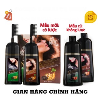 [ CHÍNH HÃNG ] Dầu gội đen tóc sin hair , dầu gội phủ bạc 500ml