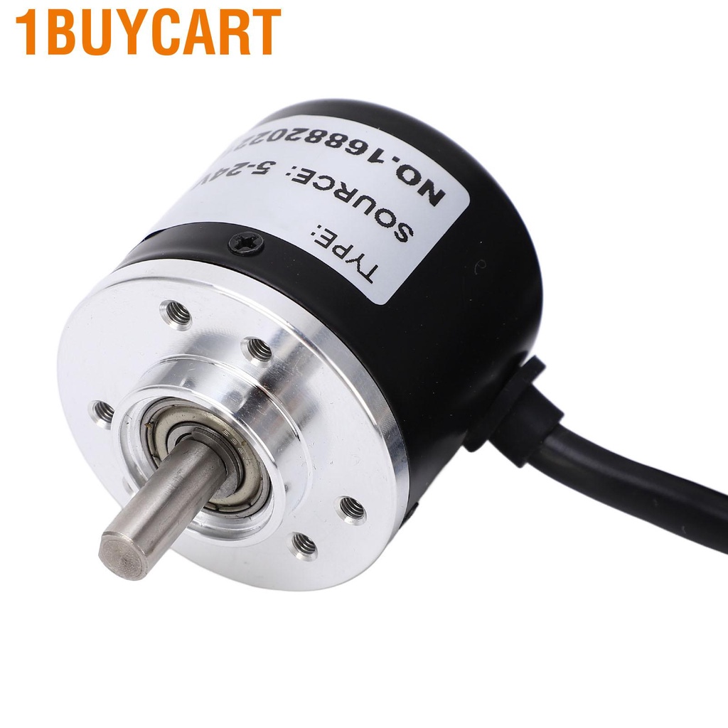 1buycart Photoelectric Rotary Encoder Gear Box Motor Incremental 6mm D Type Output Shaft 5‑24V