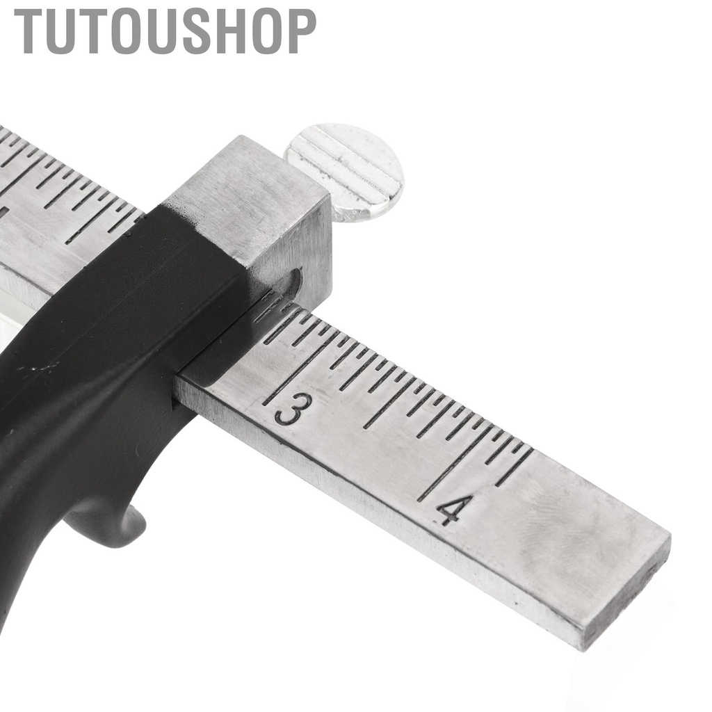 Tutoushop Leather Strap Cutter Replaceable Blade Marked Scale Easy Assembly Strong Metal Belt for Craft DIY Project