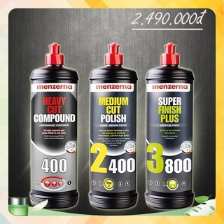 Combo đánh bóng hoàn hảo menzerna 3 bước - 3 chai x 1l