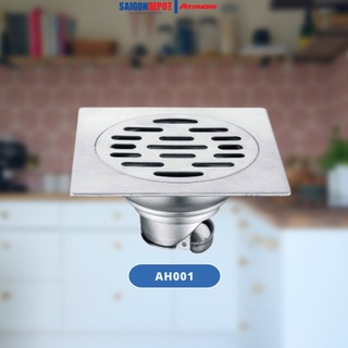 Xả lọc rác nhà tắm, nhà vệ sinh (phễu thu sàn) ATMOR AH001