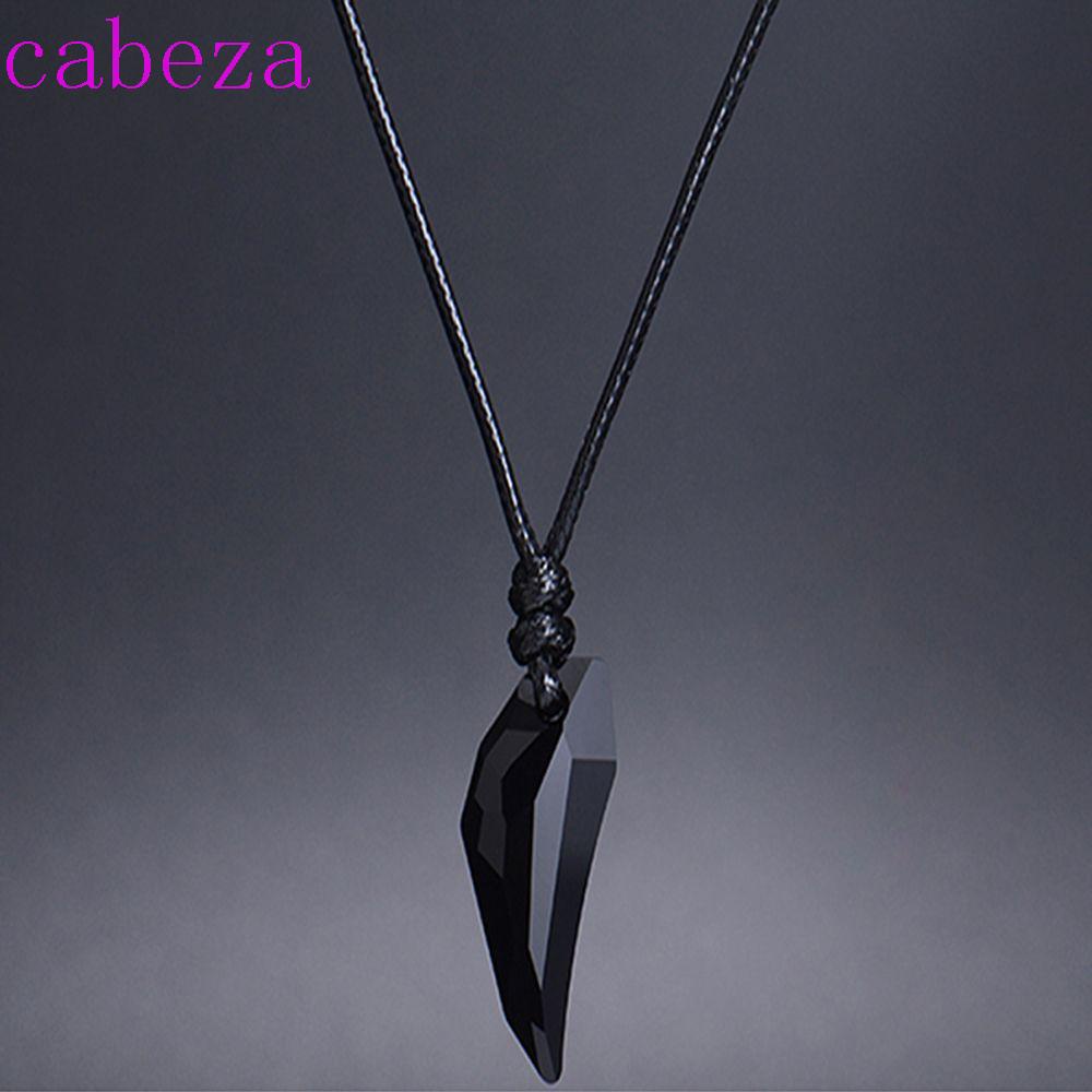 Áo Thun Đen In Hình CABEZA Sapphire Cá Tính Hợp Thời Trang|Vòng cổ Mạ Vàng 18K Mặt Răng Sói Cá Tính Cho Cặp Đôi