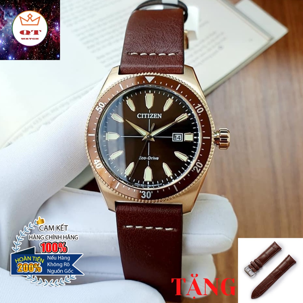 Đồng Hồ Nam Citizen Eco-Drive AW1593-06X Chính Hãng Tặng Dây Da Cao Cấp