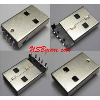 Đầu hàn usb đực chân cong