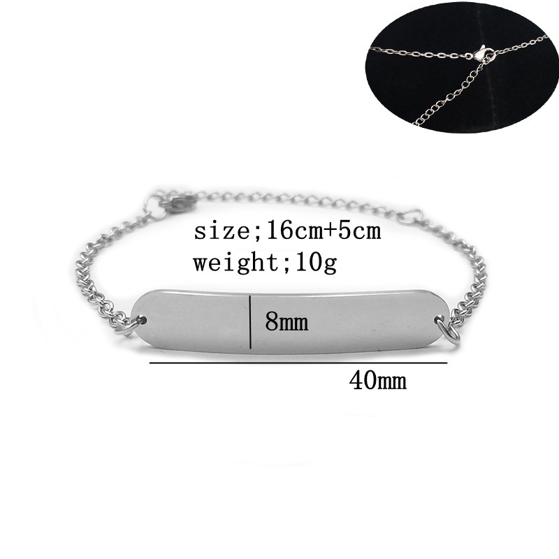 Vòng Đeo Tay Bằng Thép Không Gỉ WEANIA Kpop BP