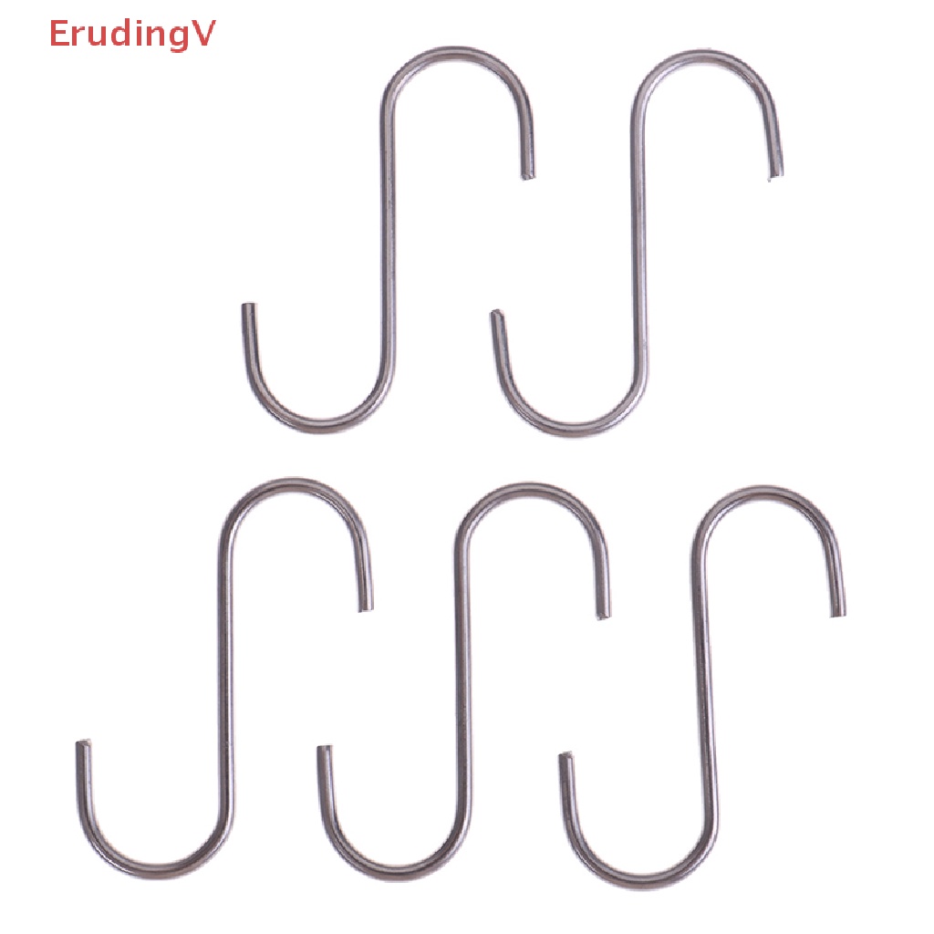 Bộ 5 Móc Treo Đồ Hình Chữ S Bằng Kim Loại Chống Gỉ Tiện Dụng