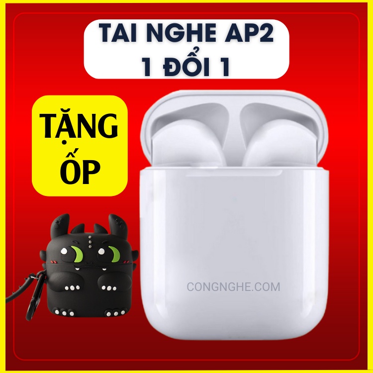Tai nghe Bluetooth AlP2 Không Dây Full Chức Năng Pin Trâu 4-6h, Định Vị, Đổi Tên, Chính Hãng SGC