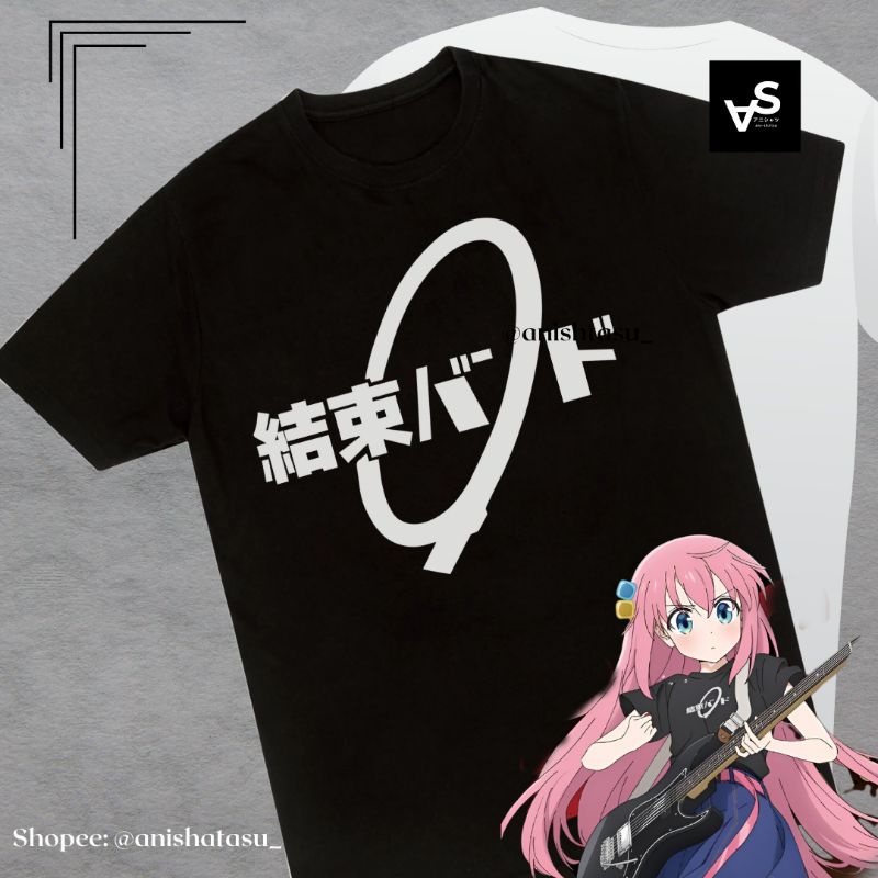 Áo thun Kessoku Band Bocchi the Rock Guitar Hero Hitori - Anime unisex đẹp
