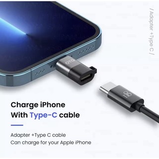Hàng có sẵn - Đầu nối chuyển đổi Type-C sang Lightning OTG
