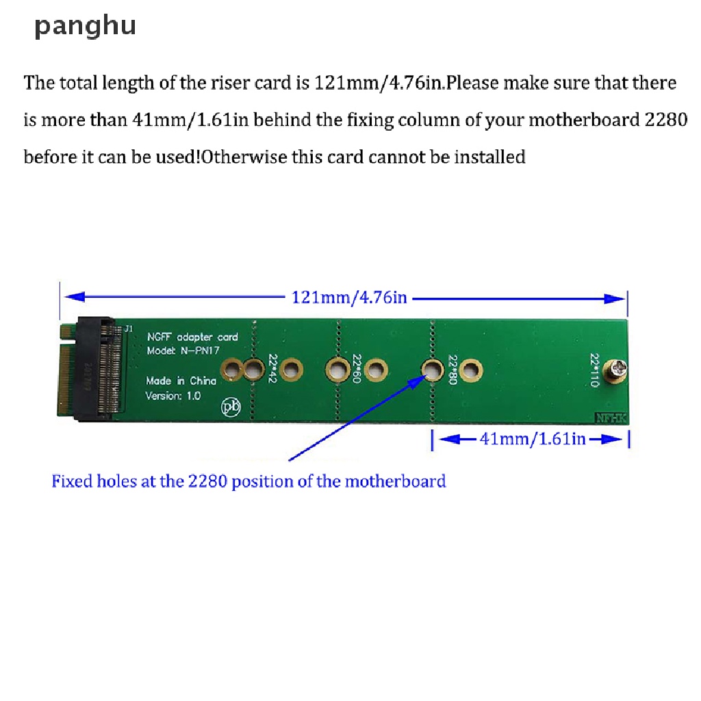 Adapter Chuyển Đổi Card MINI PCIE Sang NVMe M.2 NGFF SSD Cho Máy Tính 2260 / 2280 M.2