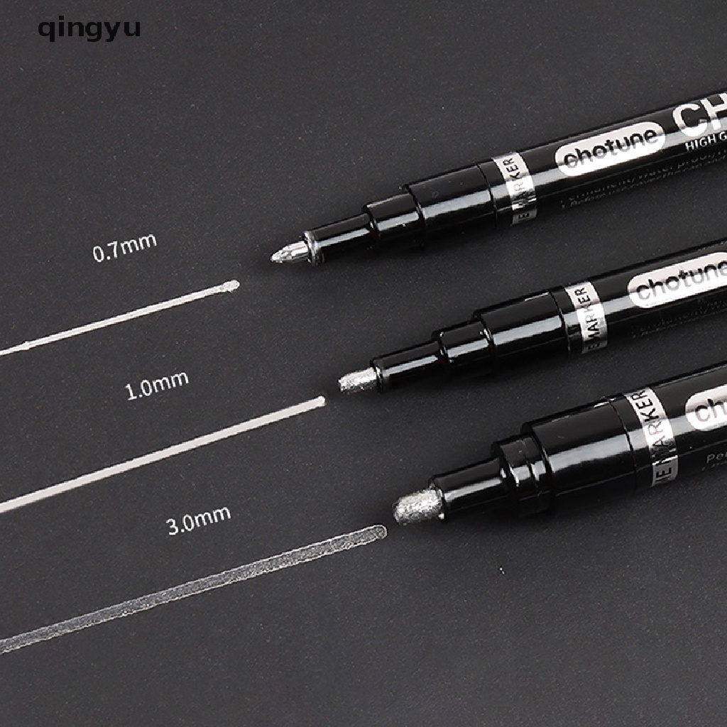 Bút Dạng Lỏng Hiệu Ứng Tráng Gương Màu Bạc Phản Quang Dùng Làm Đồ Thủ Công