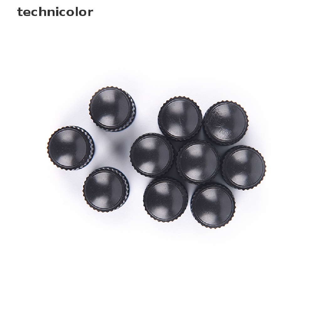 100 Nắp Nhựa Đen Đậy Van Bánh Xe Đạp, Xe Hơi