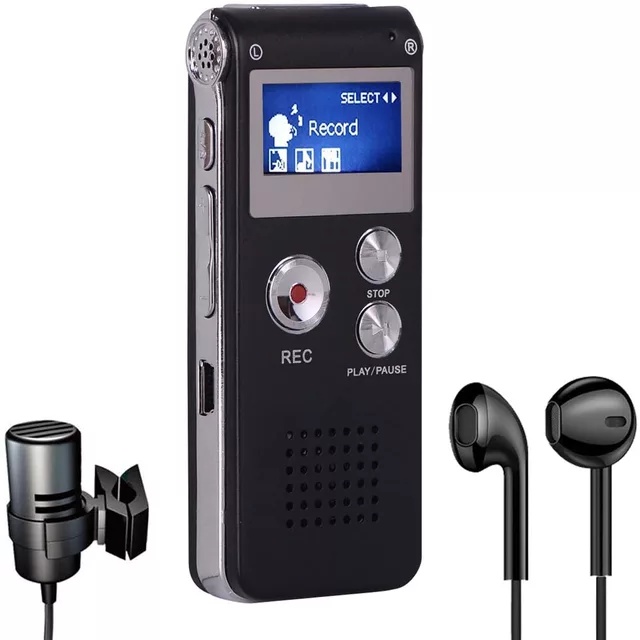 Máy Ghi Âm Cao cấp DVR-90 Bộ Nhớ 16GB - Pin trên 30h -Ghi ÂM Và Phát Lại Âm Thanh Trực Tiếp MP3 – Chức Năng Lọc Tạp Chất