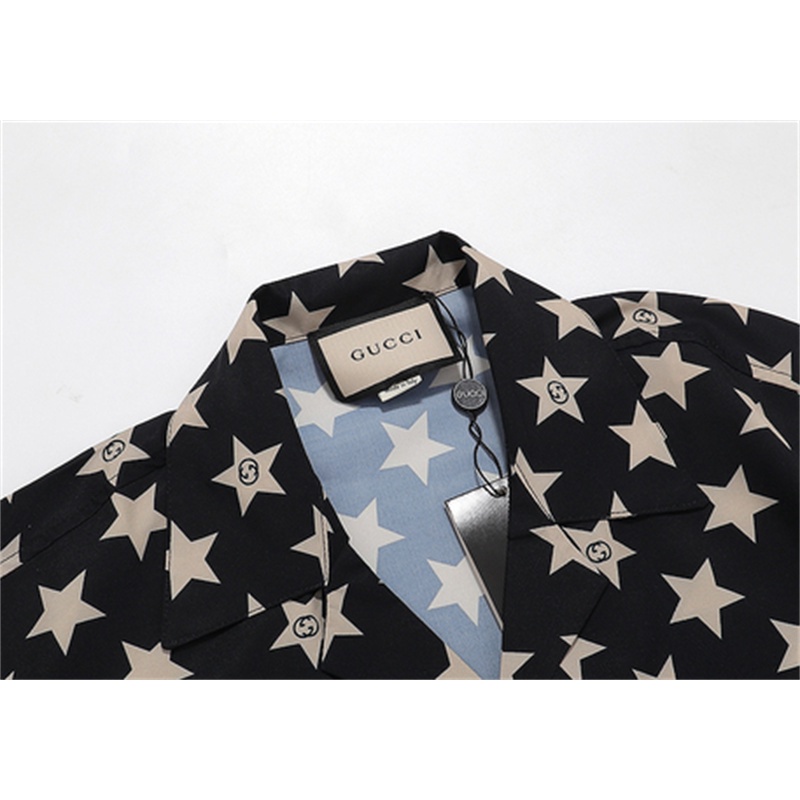 Áo Sơ Mi Tay Ngắn In Hình Ngôi Sao Cổ Điển Thời Trang Cho Cặp Đôi