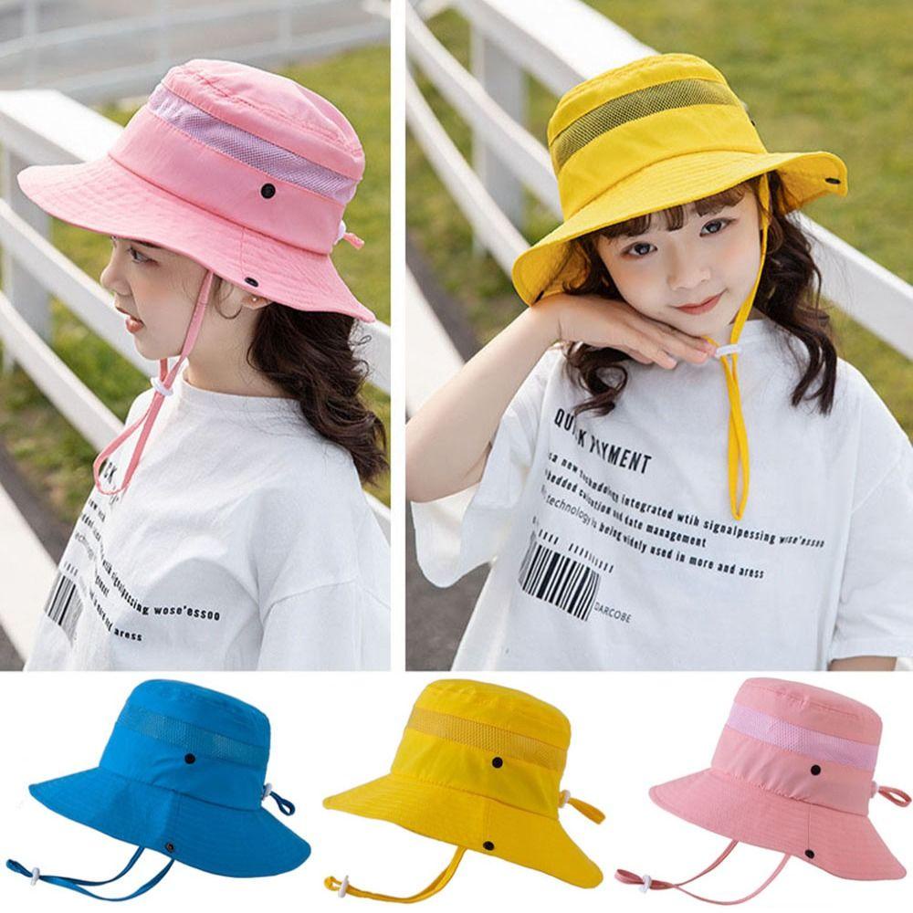 CACTU Mũ Bucket Rộng Vành Đi Biển Cho Bé