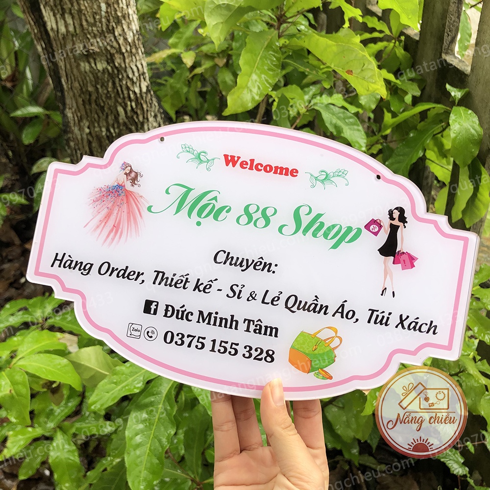 Bảng hiệu decor cửa hàng , đạo cụ chụp hình bán hàng online, bảng shop quảng cáo thương hiệu ,cửa hàng, bảng quảng cáo