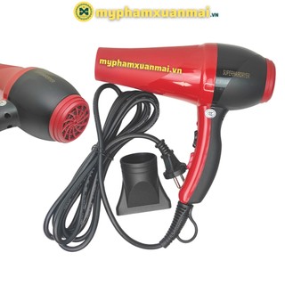 Mấy Sấy Tóc  Chuyên Dùng Cho Salon Công Suốt 2300/2400w Màu Đen đỏ