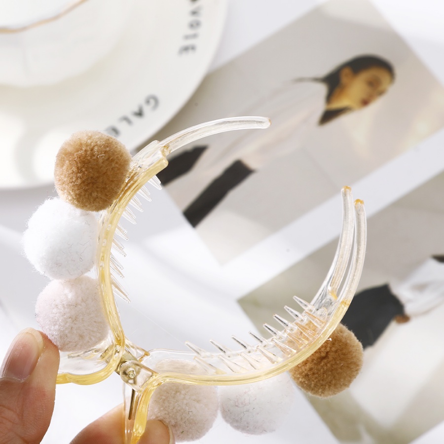 Kẹp Tóc Đuôi Ngựa Bằng Nhựa Nhiều Màu Sắc Phong Cách Hàn Quốc Dành Cho Nữ