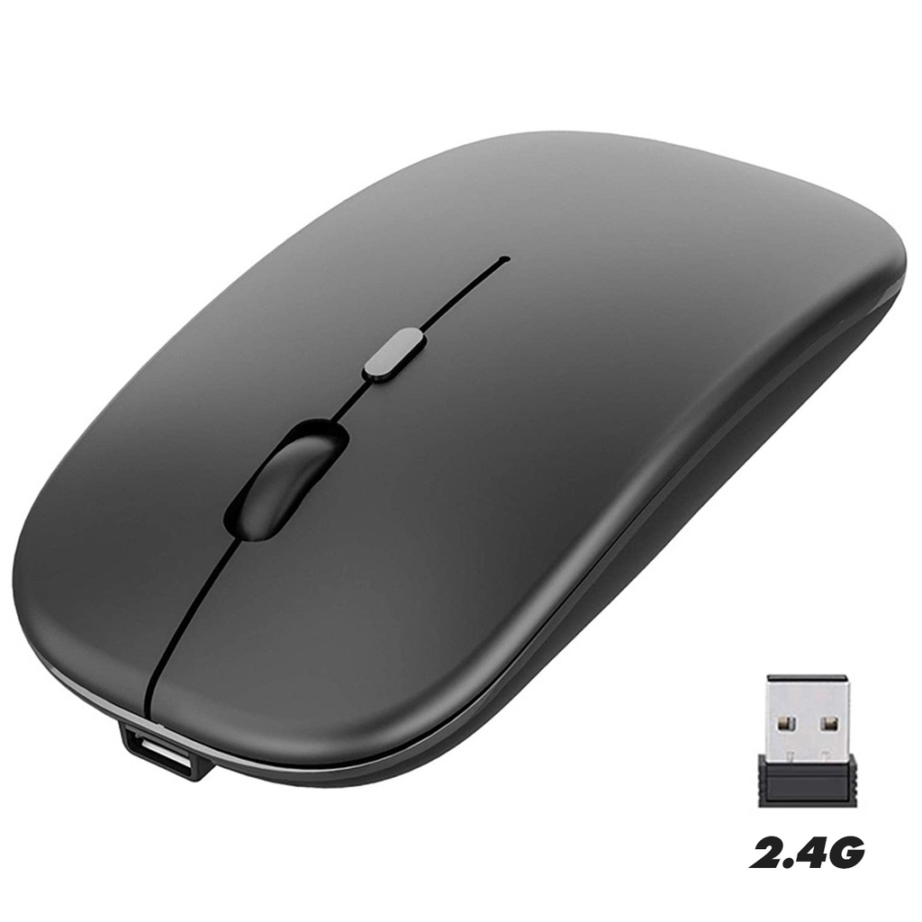 Chuột Không Dây 2.4g Siêu Mỏng Sạc Pin Tiện Dụng Dành Cho Máy Tính / Laptop -dc4953