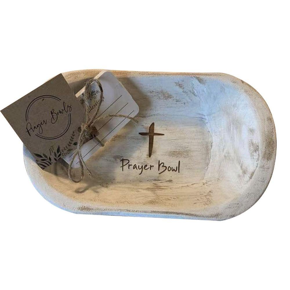 Bát Cầu Nguyện Mini Kết Cấu Nhám Mộc Mạc Dùng Để Trang Trí Nhà Bếp / Lễ Tạ Ơn Kat1