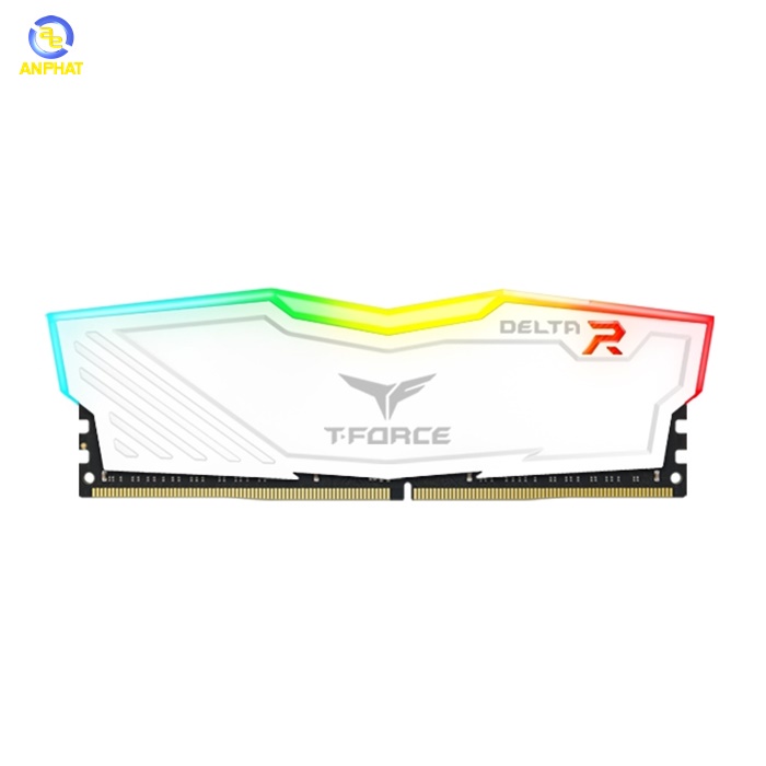 [SIÊU ĐẸP] Ram T-Force Delta  RGB DDR4 8GB 3200 White - Black RGB hàng chính hãng bảo hành 36 tháng | BigBuy360 - bigbuy360.vn