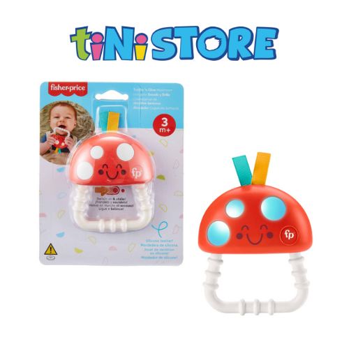 tiNiStore-Đồ chơi gặm nướu xúc xắc phát sáng hình nấm tiNiToy HBP46