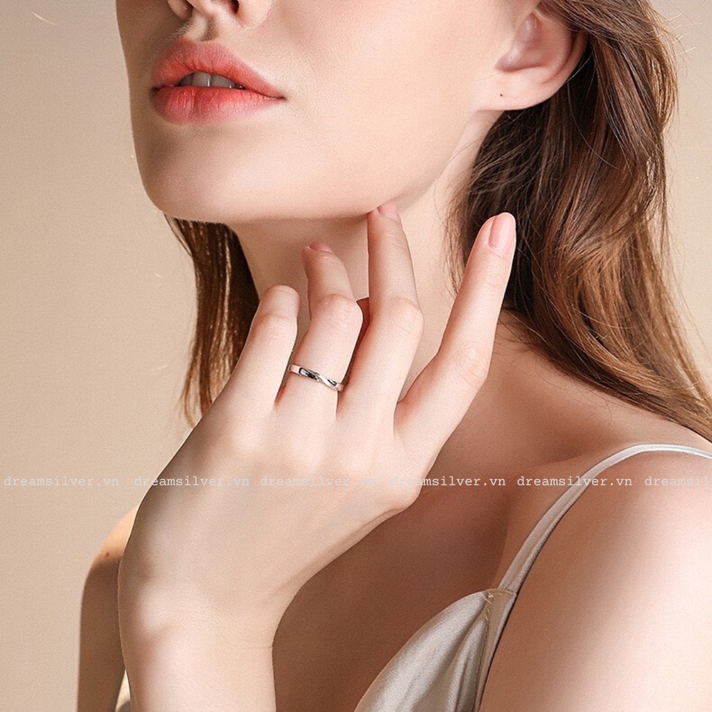 Nhẫn Đôi Bạc Dreamsilver The Engagement Chỉnh Được Size ND040