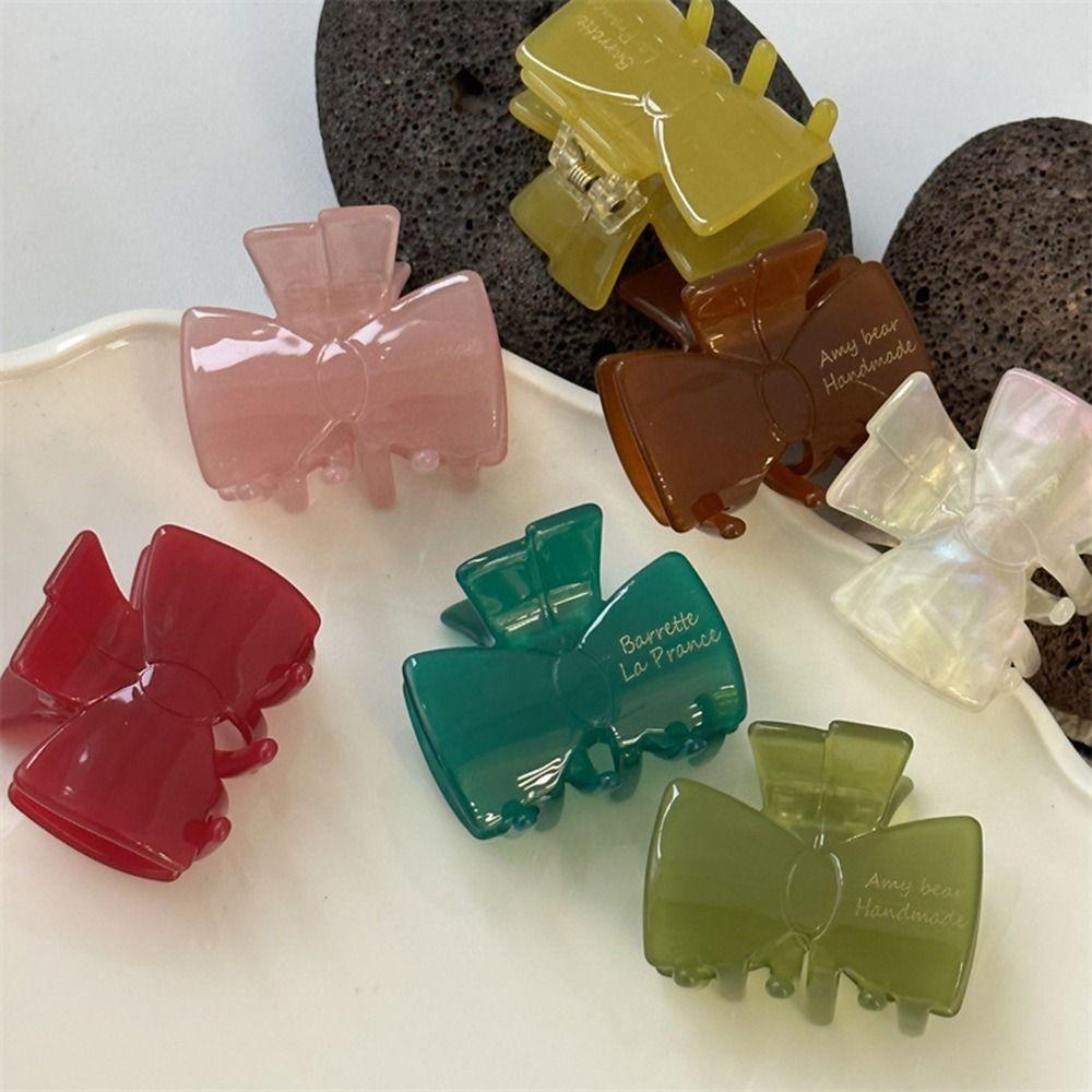 Kẹp Tóc Đính Nơ Lấp Lánh Thời Trang Hàn Quốc Cho Nữ