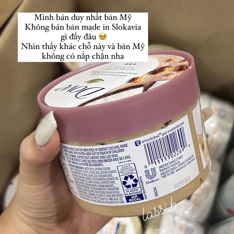 TẨY TẾ BÀO CHẾT DOVE EXFOLIATING BODY POLISH