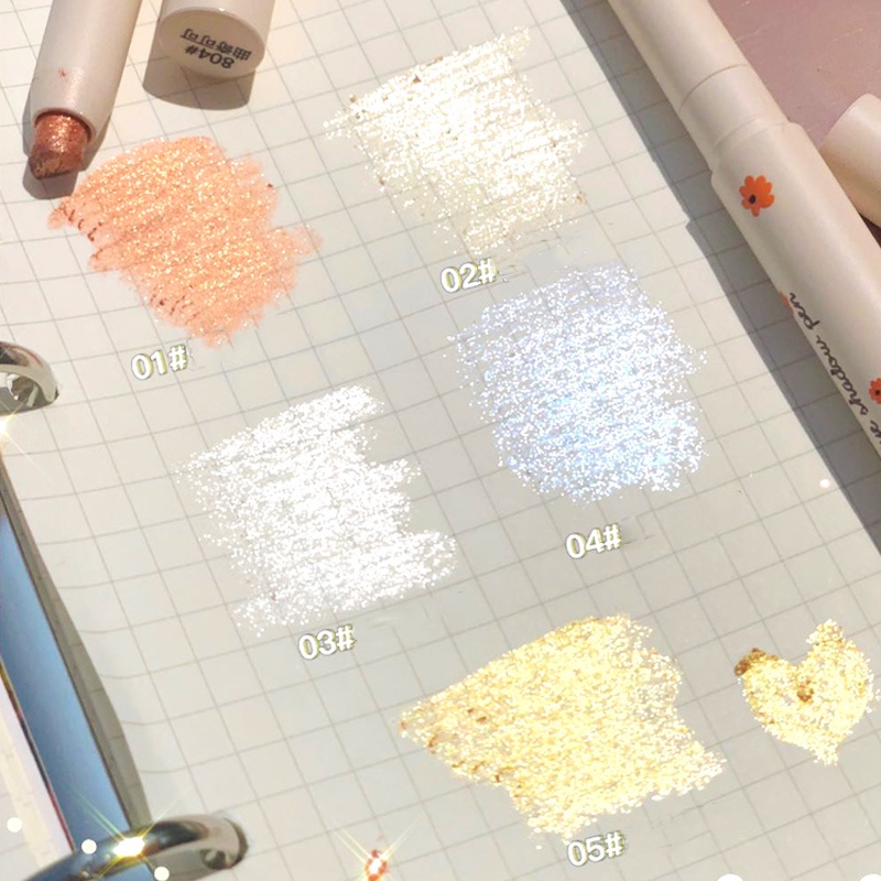 Phấn Mắt Dạng Bút Mịn Mượt / Trang Điểm Mắt Lấp Lánh Lâu Trôi