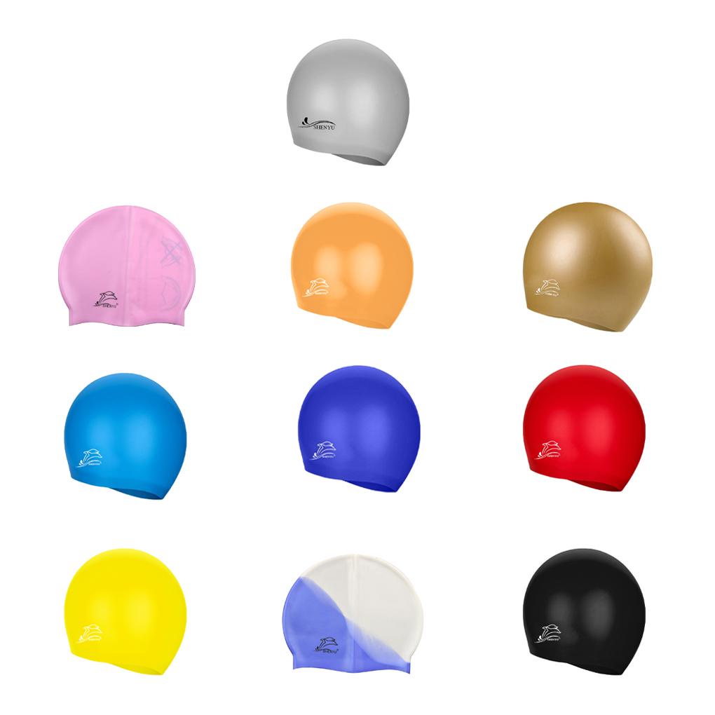Mũ Bơi Silicone Chống Thấm Nước Bảo Vệ Tai Cho Người Lớn Và Trẻ Em