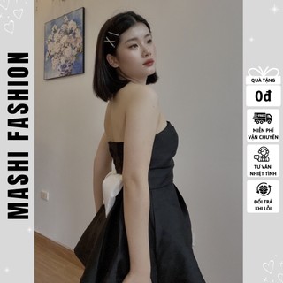 Áo cúp ngực dáng xòe kèm nơ lưng áo kiều nữ phong cách sexy sang chảnh - lucy top