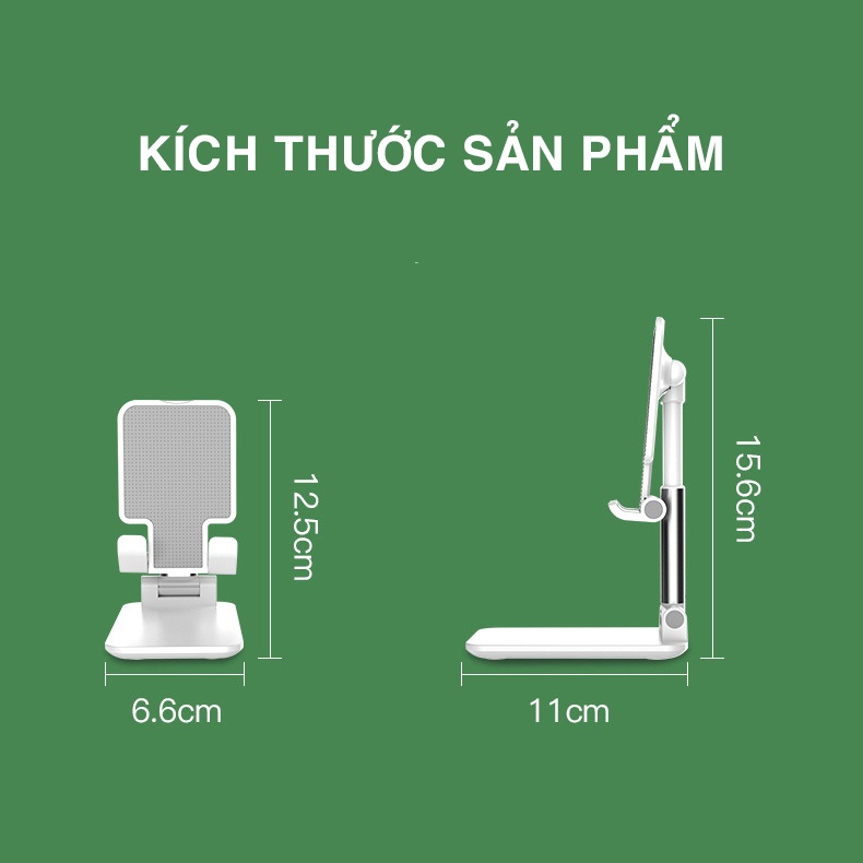 Giá đỡ điện thoại iPad có thể gập lại, nâng hạ cao độ và điều chỉnh góc độ cực chắc chắn và tiện lợi