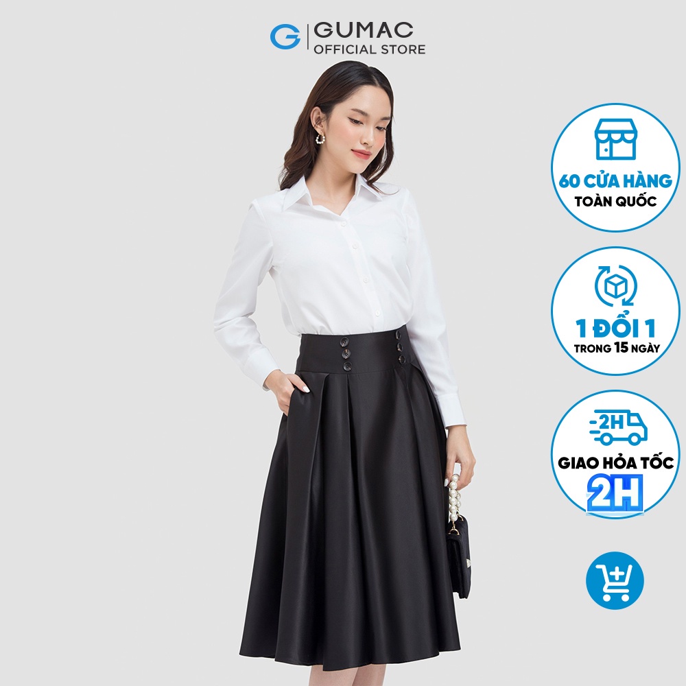 Áo sơ mi cơ bản AC06009 thời trang GUMAC