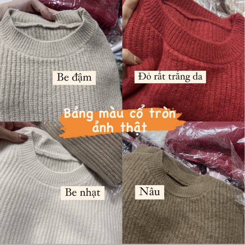 ÁO LEN CADIGAN CÚC NGỌC 7375 LÔNG THỎ 2 TÚI BỤNG TIỂU THƯ