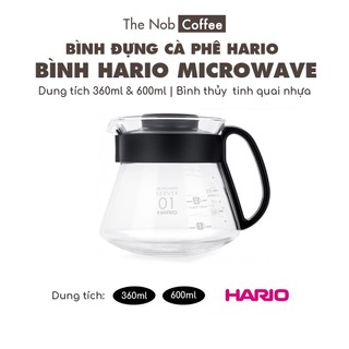 Bình server thủy tinh đựng cà phê Hario Microwave | Dung tích 360ml & 600ml