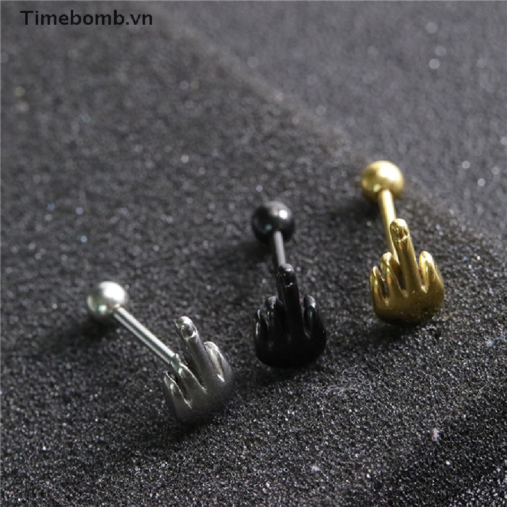 Khuyên Lưỡi Bằng Thép Không Gỉ Cá Tính Thời Trang