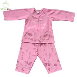 BỘ BÀ BA GẤM LỤA LÁ TRE CHO BÉ (8-28KG)