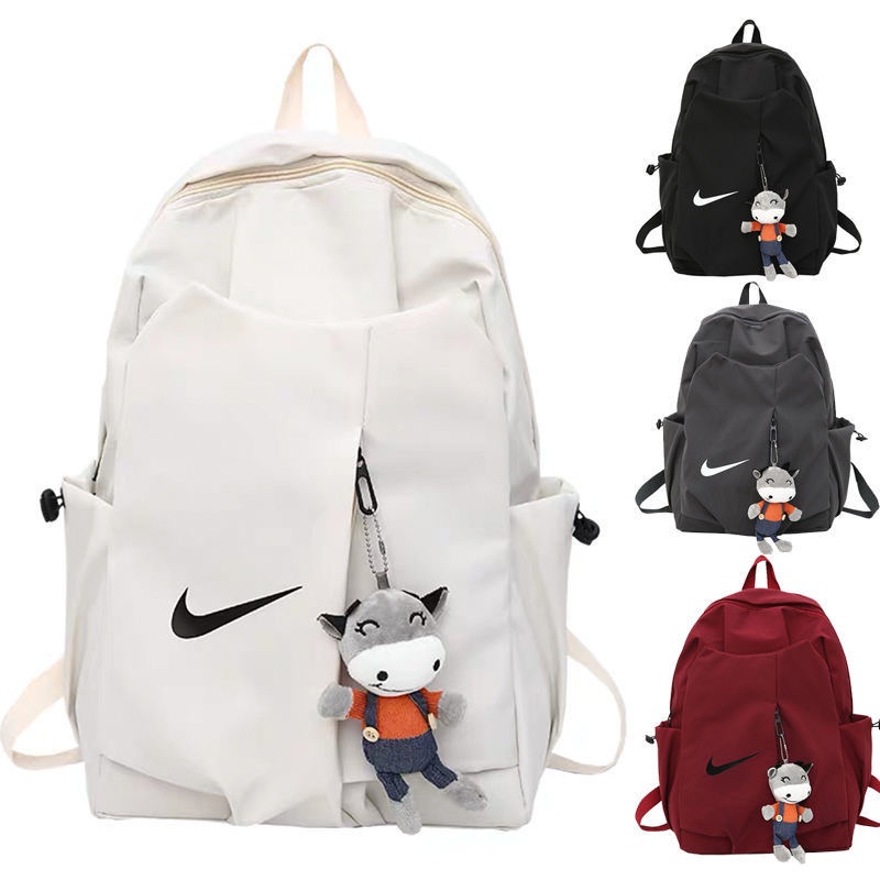 Ba Lô Đeo Vai Nike / adidas Bằng Nylon Chống Thấm Nước Sức Chứa Lớn Thời Trang Cho Nữ