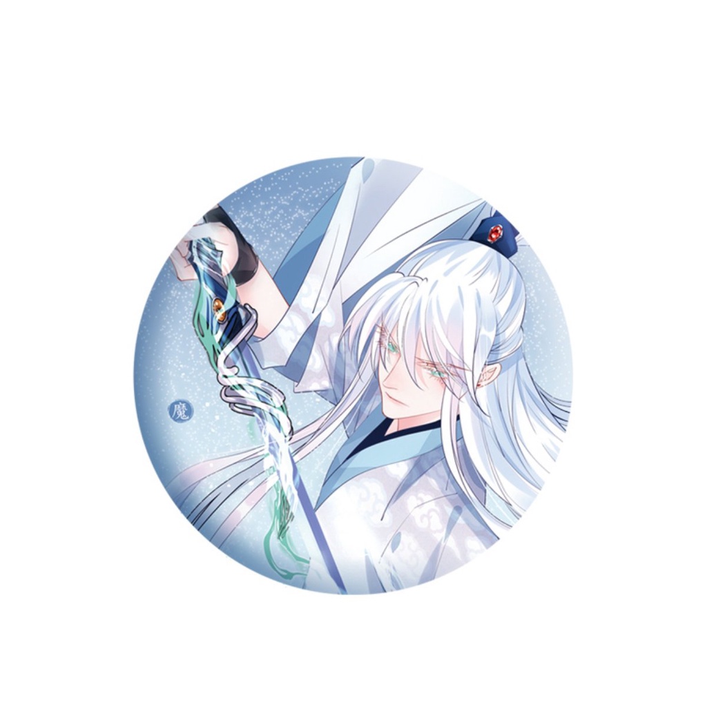 Huy hiệu MA TÔN MUỐN ÔM ÔM ver M1 BL manhua phụ kiện in hình anime chibi xinh xắn dễ thương