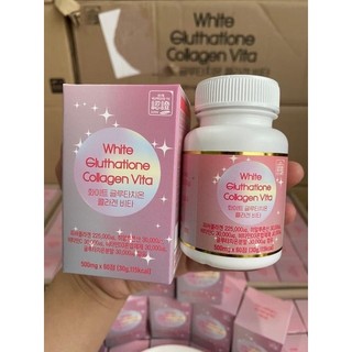 Viên uống trắng da tổng hợp white glutathione collagen vita