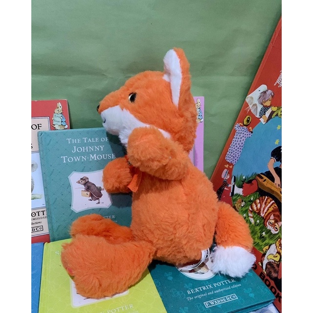 Gấu bông cáo cam lông mượt thú nhồi bông đồ chơi dễ thương