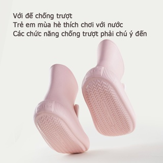 Cheerful mario giày bốt cao su đi mưa chống trượt hình mario dành cho bé - ảnh sản phẩm 6