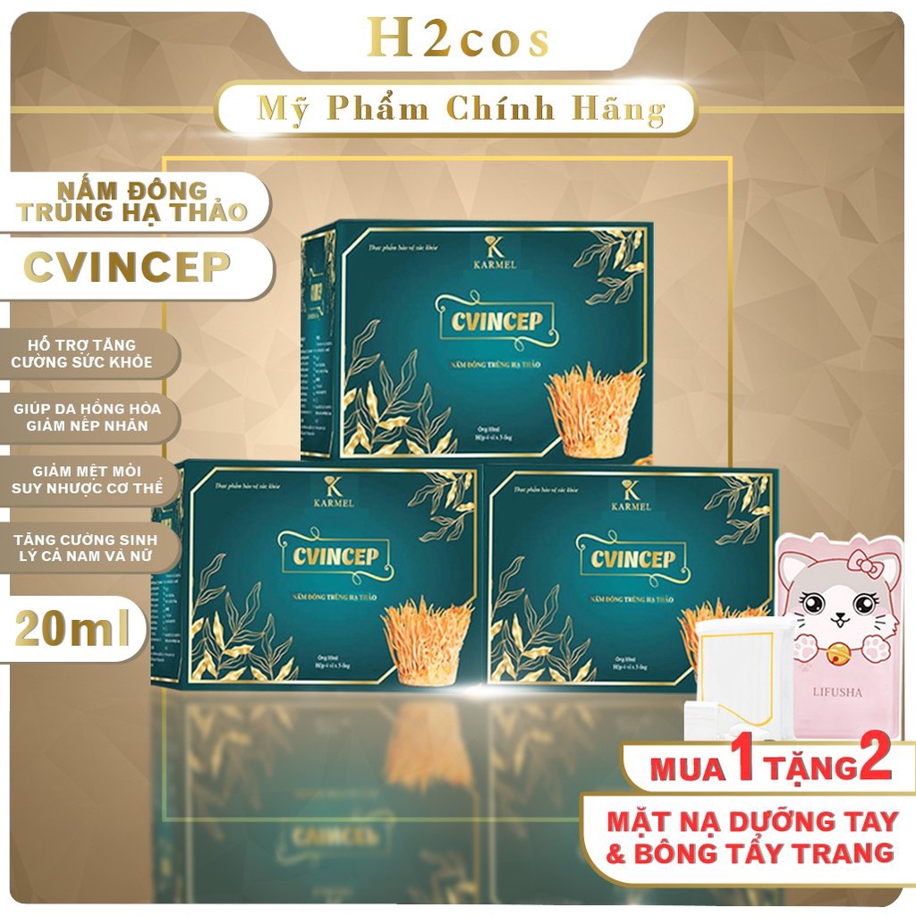 {Freeship Tặng Mặt Nạ Dưỡng Tay Bông Tẩy Trang} Nấm Đông Trùng Hạ Thảo Khô Dạng Uống Liền Hỗ Trợ Sức Khỏe Cvincep
